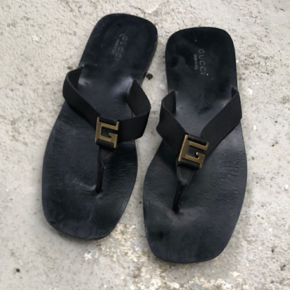 Gucci Retro leather sandals - Picture 1 of 11